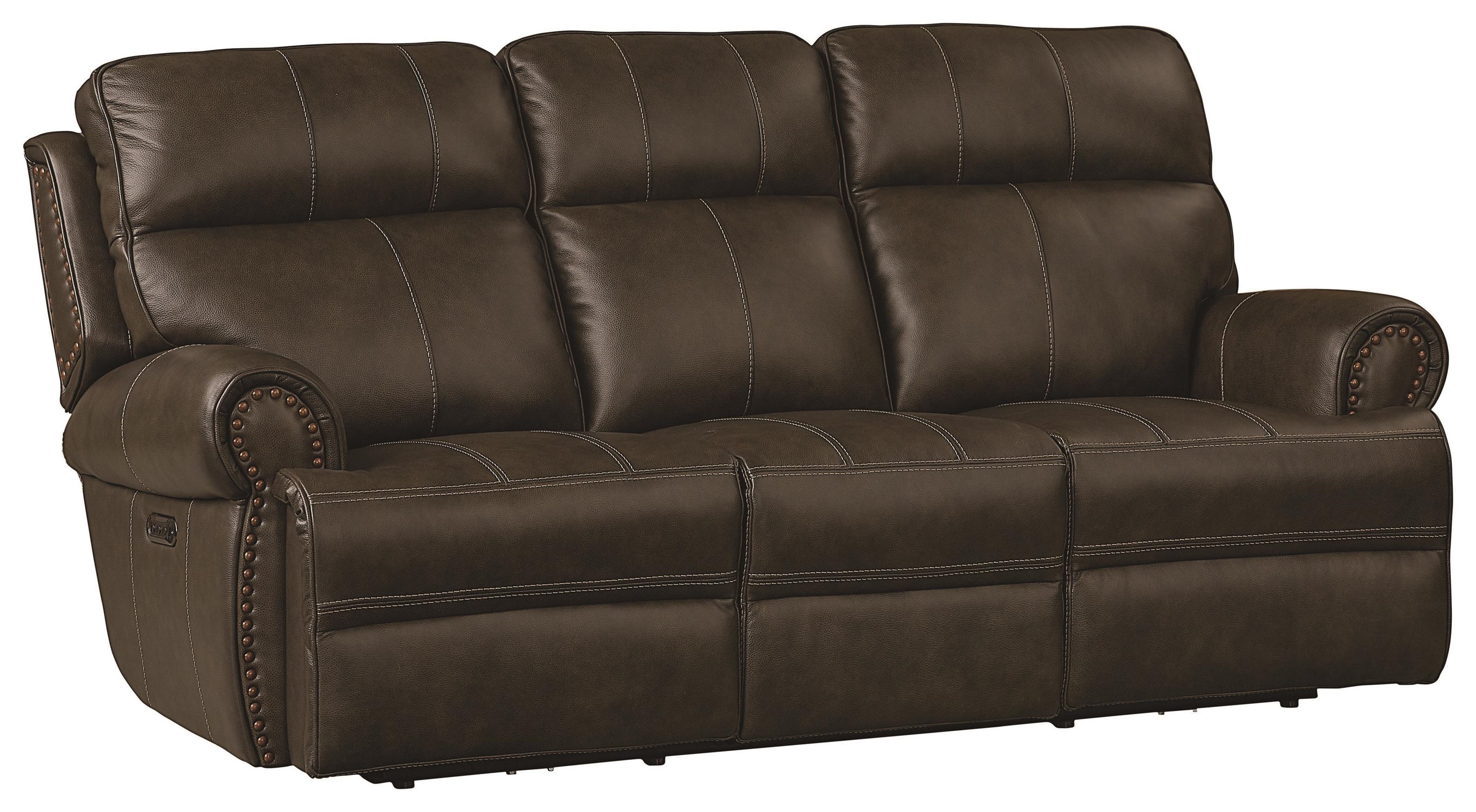 Power reclining sofa with hot sale lumbar support